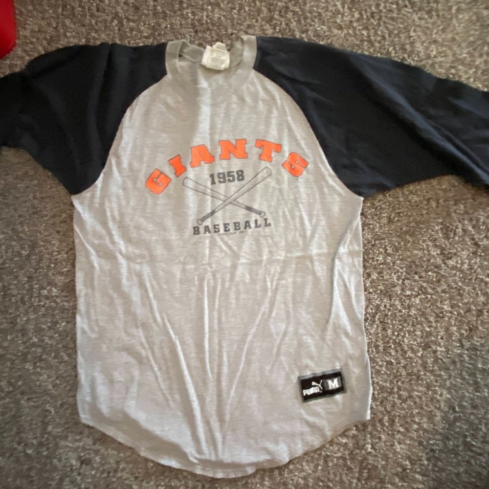 San Francisco Giants MLB Long Sleeve Baseball Shirt - Medium, M, Med